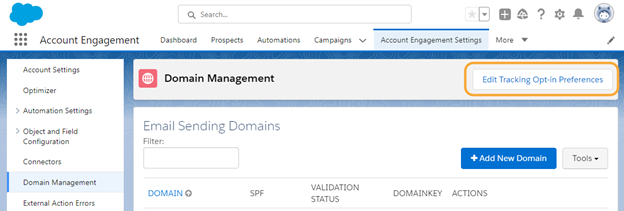 How to Edit Account Engagement tracking opt in banner | Resonant Cloud Solutions